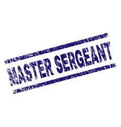 Scratched Textured Master Sergeant Stamp Seal