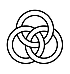 Interconnected Circle Logo Concept Three