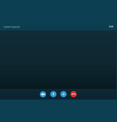 Video Call Screen Template Template For Online