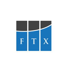 Ftx Letter Logo Design On White Background