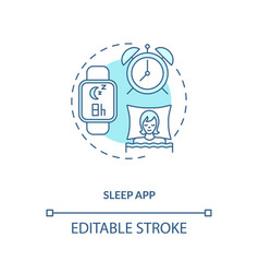 Sleep App Concept Icon