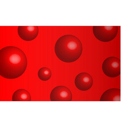 Dark Red 3d Spheres Background