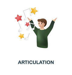 Articulation Icon 3d From Cognitive Skills