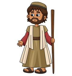 Joseph Cartoon Colored Clipart