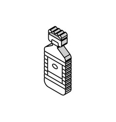 Water Bottle Isometric Icon