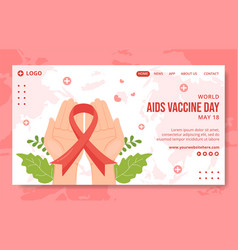 World Aids Vaccine Day Social Media Landing Page