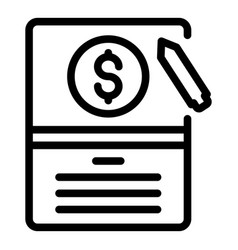 Charity Document Icon Outline Help Support