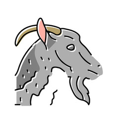 Goat Animal Zoo Color Icon