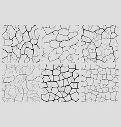 Monochrome Cracks Textures Surface Crack Tiles