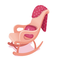 Pink Rocking Cozy Chair Flat