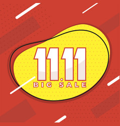 11 Big Sale Red Poster