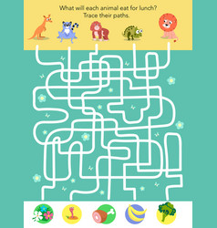 Maze Game Activity For Children