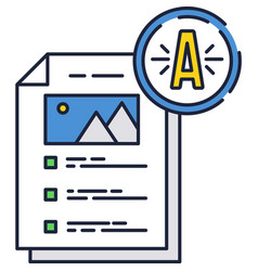 Student Exam Test Icon Good Grade Result