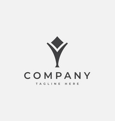 Luxury And Elegant Letter Y Monogram Logo Design