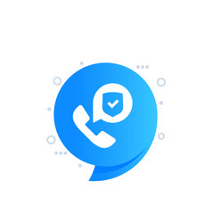 Secure Call Icon With A Phone