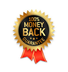 Money Back Guarantee Seal Label