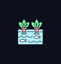 Aquaponics Rgb Color Icon For Dark Theme