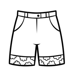 Coloring Book Kids Shorts