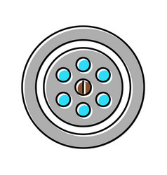 Sink Drainage Hole Color Icon