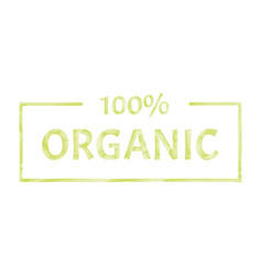 Label Or Badge For Organic Food And Drink Natural