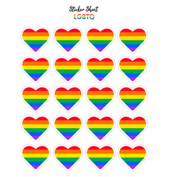 Set Of Pride Flags Lgbtq Flags Sticker