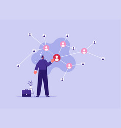 Social Media Or Business Connection For Success