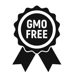 Gmo Free Emblem Icon Simple Dna Food