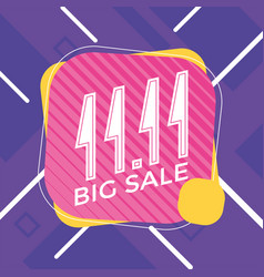 11 Big Sale Purple Poster