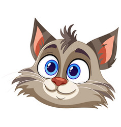 Graphic Of A Cute Smiling Cartoon Cat