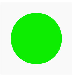 Green Fluorescent Dot On White Background