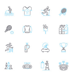 Therapy Linear Icons Set Counseling