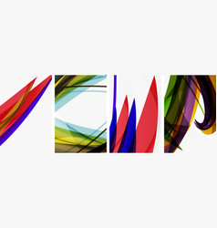 Abstract Colorful Wave Posters For Wallpaper