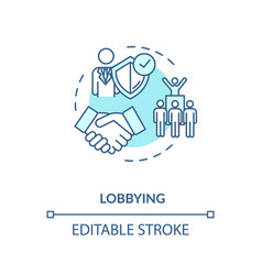 Lobbying Concept Icon