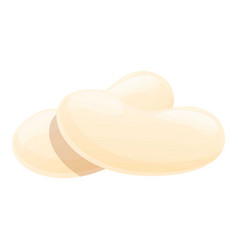 Navy Beans Icon Cartoon Style