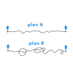 Path Concept Plans In Real Life Point B And A