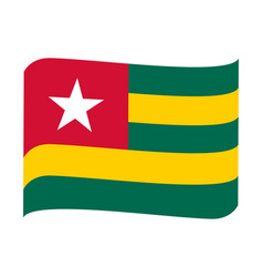 Togo Flag National Africa Emblem Ribbon