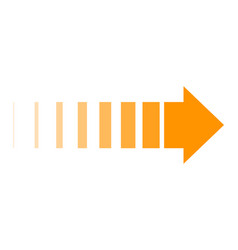 Orange Gradient Arrow