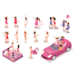 Hen Party Icon Set