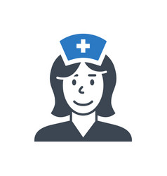 Nurse Related Glyph Icon