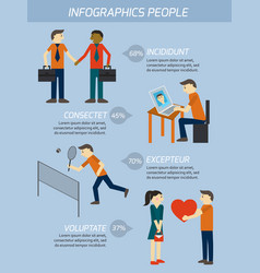 People Relations Infographics Elements