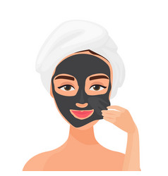 Black Cleaning Face Mask