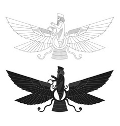 Ancient Sumerian Symbol Faravahar