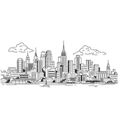 New York Panorama Sketch