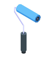 Paint Roller Icon Isometric Home