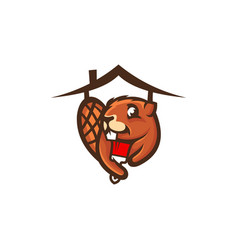 Beaver Home Brush Logo Design