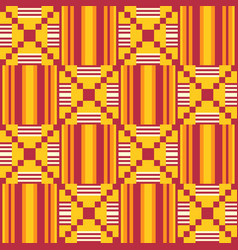 Ethnic Seamless Pattern Cloth Kente Tribal Print