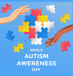 Gradient World Autism Awareness Day Design