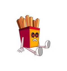 Cute French Fries Character Design