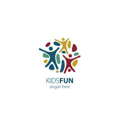 Kids Fun Abstract Logo Design