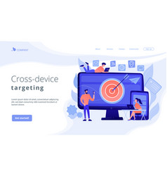 Multi Device Targeting Concept Landing Page